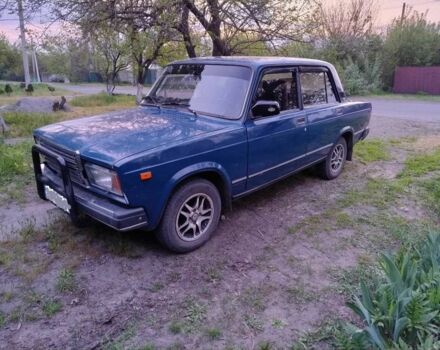 Синий ВАЗ 2107, объемом двигателя 1.6 л и пробегом 214 тыс. км за 1201 $, фото 1 на Automoto.ua