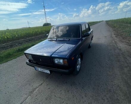 Синий ВАЗ 2107, объемом двигателя 1.5 л и пробегом 123 тыс. км за 1405 $, фото 1 на Automoto.ua