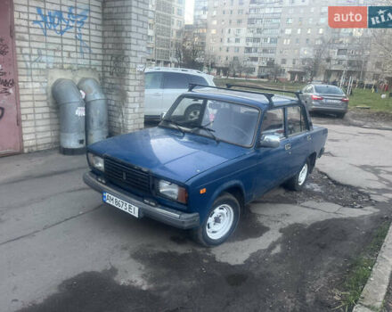 Синій ВАЗ 2107, об'ємом двигуна 1.5 л та пробігом 78 тис. км за 950 $, фото 1 на Automoto.ua