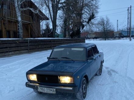 Синий ВАЗ 2107, объемом двигателя 1.5 л и пробегом 43 тыс. км за 650 $, фото 1 на Automoto.ua