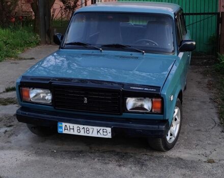 Синий ВАЗ 2107, объемом двигателя 1.5 л и пробегом 99 тыс. км за 1300 $, фото 1 на Automoto.ua