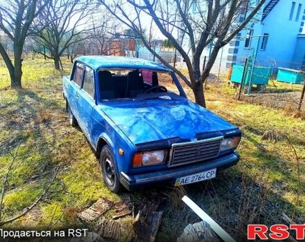 Синий ВАЗ 2107, объемом двигателя 1.5 л и пробегом 130 тыс. км за 800 $, фото 1 на Automoto.ua