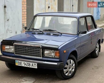 Синий ВАЗ 2107, объемом двигателя 1.45 л и пробегом 40 тыс. км за 1650 $, фото 1 на Automoto.ua