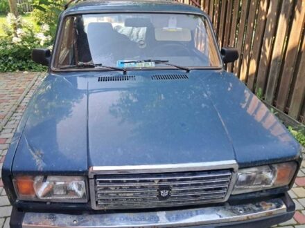 Синий ВАЗ 2107, объемом двигателя 1.5 л и пробегом 100 тыс. км за 668 $, фото 1 на Automoto.ua