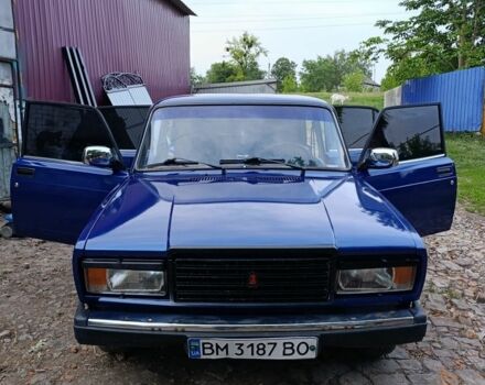 Синий ВАЗ 2107, объемом двигателя 1.6 л и пробегом 82 тыс. км за 1900 $, фото 1 на Automoto.ua