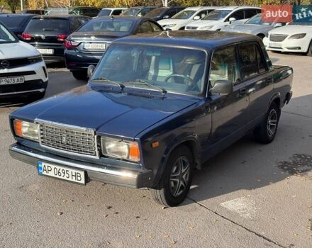 Синий ВАЗ 2107, объемом двигателя 1.45 л и пробегом 250 тыс. км за 900 $, фото 1 на Automoto.ua