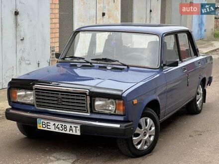 Синий ВАЗ 2107, объемом двигателя 1.45 л и пробегом 40 тыс. км за 1650 $, фото 1 на Automoto.ua