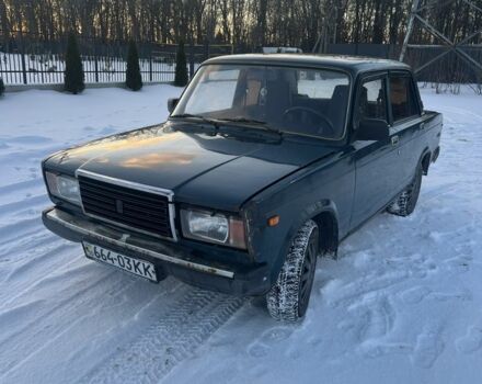 Синий ВАЗ 2107, объемом двигателя 1.3 л и пробегом 150 тыс. км за 950 $, фото 1 на Automoto.ua