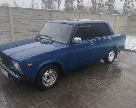 Синий ВАЗ 2107, объемом двигателя 1.57 л и пробегом 153 тыс. км за 1350 $, фото 1 на Automoto.ua