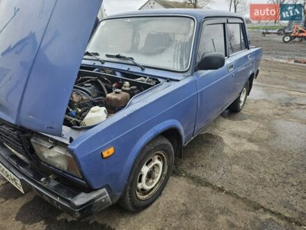 Синій ВАЗ 2107, об'ємом двигуна 1.45 л та пробігом 300 тис. км за 558 $, фото 1 на Automoto.ua