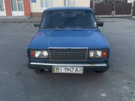 Синий ВАЗ 2107, объемом двигателя 1.5 л и пробегом 500 тыс. км за 431 $, фото 1 на Automoto.ua