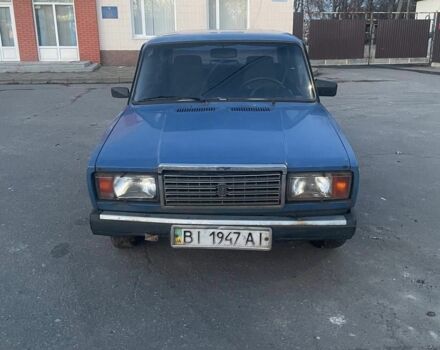 Синій ВАЗ 2107, об'ємом двигуна 1.5 л та пробігом 500 тис. км за 431 $, фото 1 на Automoto.ua