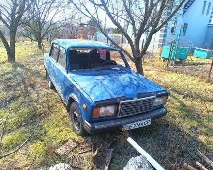 Синий ВАЗ 2107, объемом двигателя 1.5 л и пробегом 130 тыс. км за 804 $, фото 1 на Automoto.ua