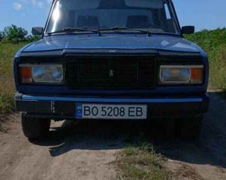 Синий ВАЗ 2107, объемом двигателя 1.6 л и пробегом 265 тыс. км за 1600 $, фото 1 на Automoto.ua