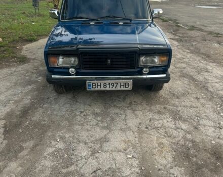 Синий ВАЗ 2107, объемом двигателя 1.7 л и пробегом 200 тыс. км за 1350 $, фото 1 на Automoto.ua