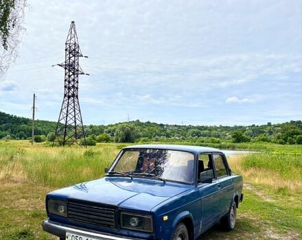 Синий ВАЗ 2107, объемом двигателя 1.6 л и пробегом 144 тыс. км за 500 $, фото 1 на Automoto.ua