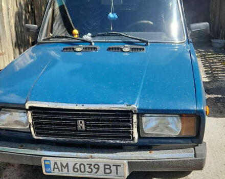 Синій ВАЗ 2107, об'ємом двигуна 1.5 л та пробігом 220 тис. км за 1100 $, фото 1 на Automoto.ua
