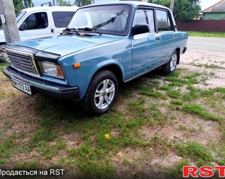 Синий ВАЗ 2107, объемом двигателя 1.5 л и пробегом 84 тыс. км за 1500 $, фото 1 на Automoto.ua