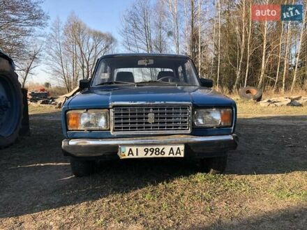 Синий ВАЗ 2107, объемом двигателя 1.5 л и пробегом 110 тыс. км за 1300 $, фото 1 на Automoto.ua