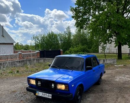 Синий ВАЗ 2107, объемом двигателя 1.5 л и пробегом 133 тыс. км за 800 $, фото 1 на Automoto.ua