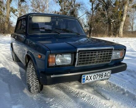 Синій ВАЗ 2107, об'ємом двигуна 1.45 л та пробігом 80 тис. км за 1950 $, фото 1 на Automoto.ua