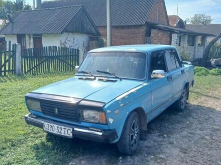 Синій ВАЗ 2107, об'ємом двигуна 1.5 л та пробігом 150 тис. км за 500 $, фото 1 на Automoto.ua