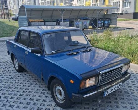 Синій ВАЗ 2107, об'ємом двигуна 1.5 л та пробігом 250 тис. км за 451 $, фото 1 на Automoto.ua