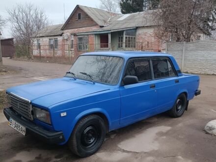 Синий ВАЗ 2107, объемом двигателя 1.5 л и пробегом 78 тыс. км за 700 $, фото 1 на Automoto.ua