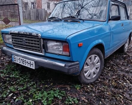 Синій ВАЗ 2107, об'ємом двигуна 1.5 л та пробігом 210 тис. км за 1000 $, фото 1 на Automoto.ua