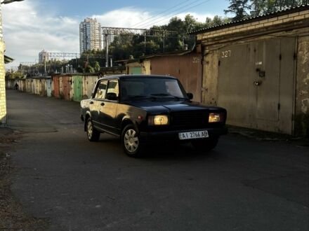 Синий ВАЗ 2107, объемом двигателя 1.5 л и пробегом 65 тыс. км за 650 $, фото 1 на Automoto.ua