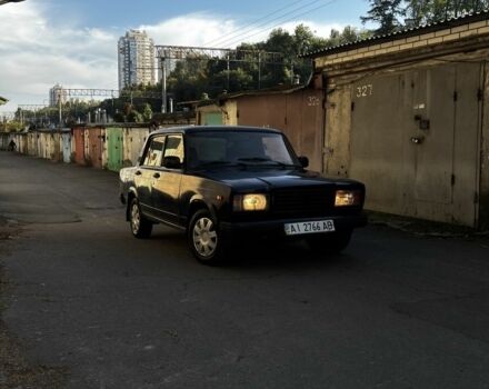 Синий ВАЗ 2107, объемом двигателя 1.5 л и пробегом 65 тыс. км за 650 $, фото 1 на Automoto.ua