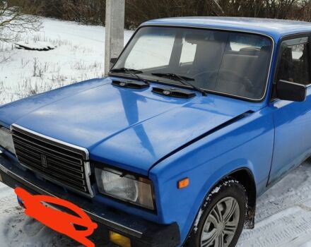 Синий ВАЗ 2107, объемом двигателя 1.5 л и пробегом 140 тыс. км за 1400 $, фото 1 на Automoto.ua