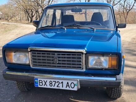 Синій ВАЗ 2107, об'ємом двигуна 1.5 л та пробігом 89 тис. км за 1150 $, фото 1 на Automoto.ua