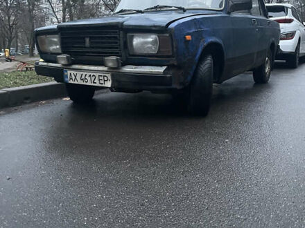 Синий ВАЗ 2107, объемом двигателя 1.45 л и пробегом 100 тыс. км за 550 $, фото 1 на Automoto.ua