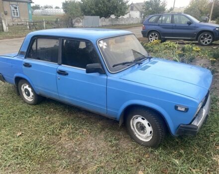 Синий ВАЗ 2107, объемом двигателя 1.5 л и пробегом 200 тыс. км за 1079 $, фото 1 на Automoto.ua