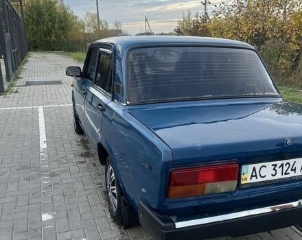 Синий ВАЗ 2107, объемом двигателя 1.3 л и пробегом 52 тыс. км за 1050 $, фото 1 на Automoto.ua