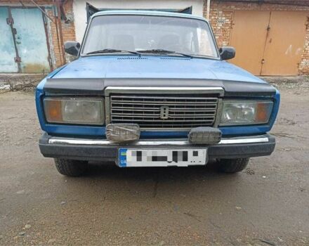 Синий ВАЗ 2107, объемом двигателя 1.5 л и пробегом 100 тыс. км за 544 $, фото 1 на Automoto.ua