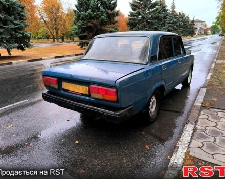 Синий ВАЗ 2107, объемом двигателя 1.5 л и пробегом 32 тыс. км за 670 $, фото 1 на Automoto.ua