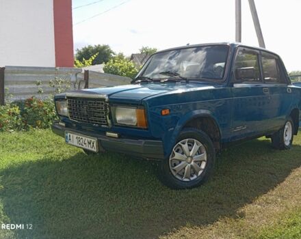 Синий ВАЗ 2107, объемом двигателя 1.5 л и пробегом 150 тыс. км за 900 $, фото 1 на Automoto.ua