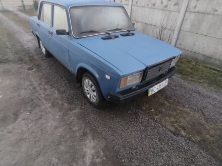 Синий ВАЗ 2107, объемом двигателя 1.3 л и пробегом 160 тыс. км за 617 $, фото 1 на Automoto.ua