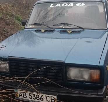 Синій ВАЗ 2107, об'ємом двигуна 1.45 л та пробігом 111 тис. км за 450 $, фото 1 на Automoto.ua