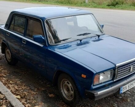 Синий ВАЗ 2107, объемом двигателя 1.5 л и пробегом 2 тыс. км за 1100 $, фото 1 на Automoto.ua