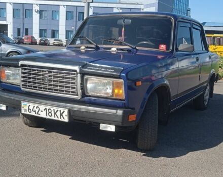 Синий ВАЗ 2107, объемом двигателя 1.5 л и пробегом 230 тыс. км за 673 $, фото 1 на Automoto.ua