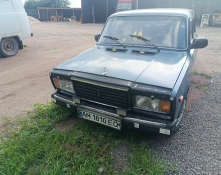 Синій ВАЗ 2107, об'ємом двигуна 1 л та пробігом 200 тис. км за 702 $, фото 1 на Automoto.ua