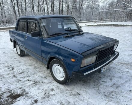 Синий ВАЗ 2107, объемом двигателя 0 л и пробегом 100 тыс. км за 750 $, фото 1 на Automoto.ua