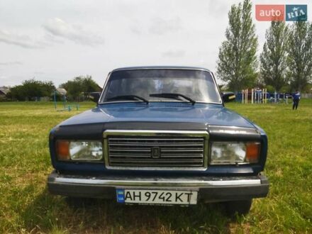 ВАЗ 2107 2004 в Константиновке на Automoto.ua Синий ВАЗ 2107, объемом двигателя 1.45 л и пробегом 130 тыс. км за 1220 $, фото 1 на Automoto.ua