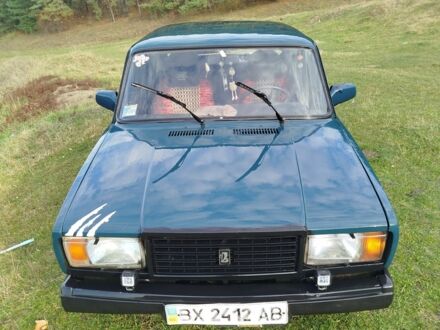 Синий ВАЗ 2107, объемом двигателя 1.5 л и пробегом 346 тыс. км за 1066 $, фото 1 на Automoto.ua