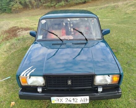 Синий ВАЗ 2107, объемом двигателя 1.5 л и пробегом 346 тыс. км за 1066 $, фото 1 на Automoto.ua