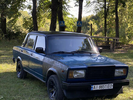 Синий ВАЗ 2107, объемом двигателя 1.57 л и пробегом 84 тыс. км за 900 $, фото 1 на Automoto.ua