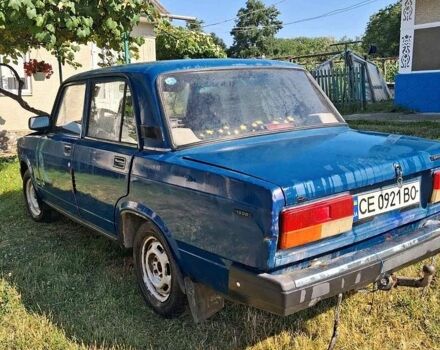Синий ВАЗ 2107, объемом двигателя 1.45 л и пробегом 110 тыс. км за 500 $, фото 1 на Automoto.ua